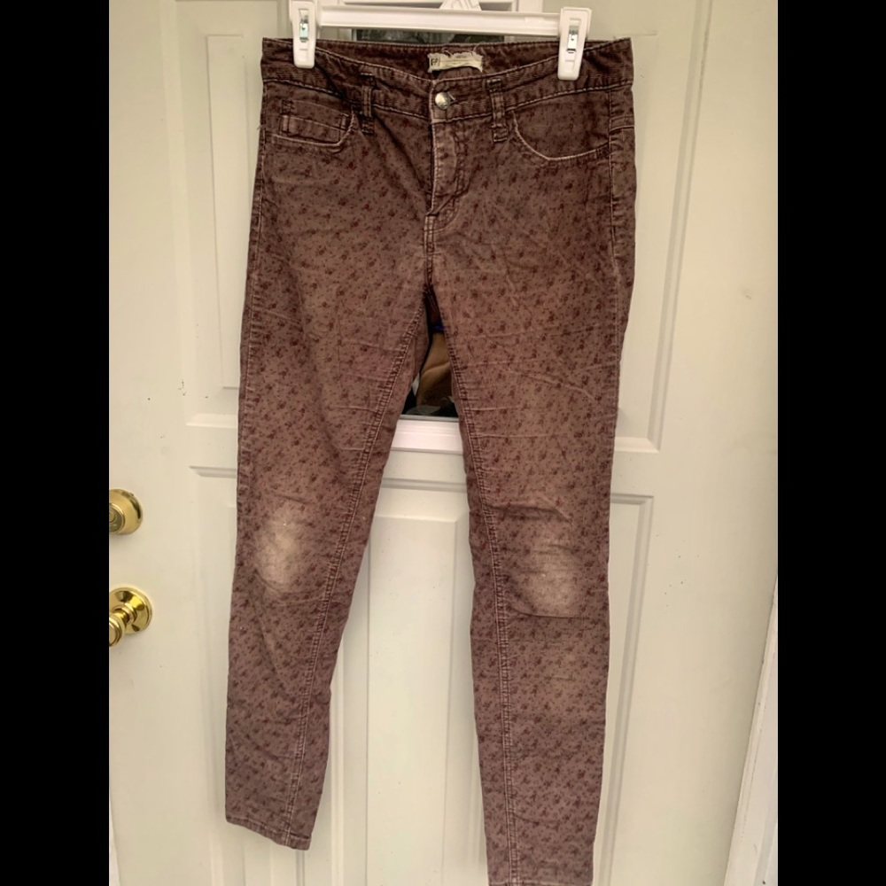 Free people skinny corduroys